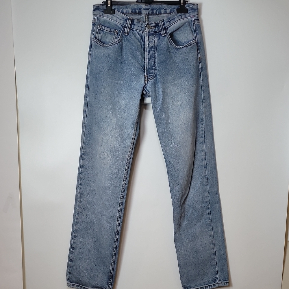 J. Galt Shanghai Straightleg Jeans Hidden Button-fly Size 4-6 / 28 / Small